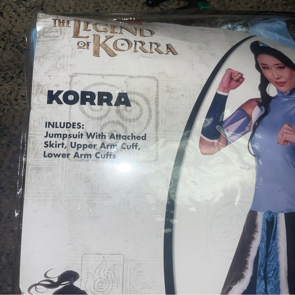 Korra Nickelodeon Avatar Legend of Korra  Adult Halloween Costume 12-14 Spirit